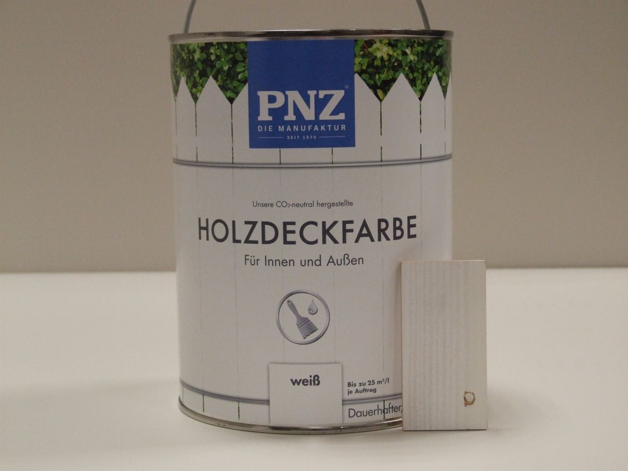 PNZ Holzdeckfarbe weiß, 2,5 l; 75009

