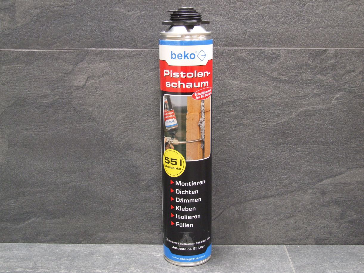 Pistolenschaum BEKO, 750 ml, B2

Ausbeute ca. 55 l; 280751

