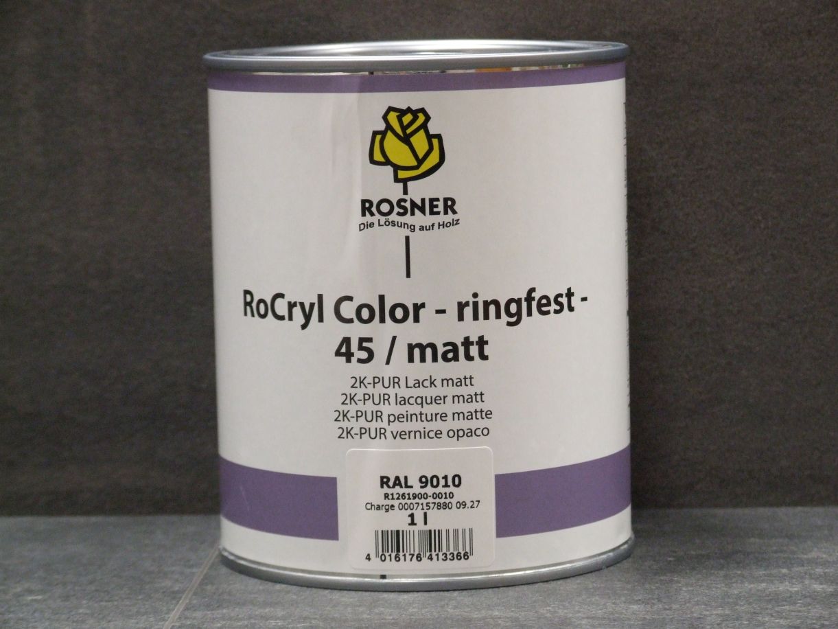 Rosner RoCryl Color -ringfest- RAL 9010 matt 

1 l; R1261900-0010

