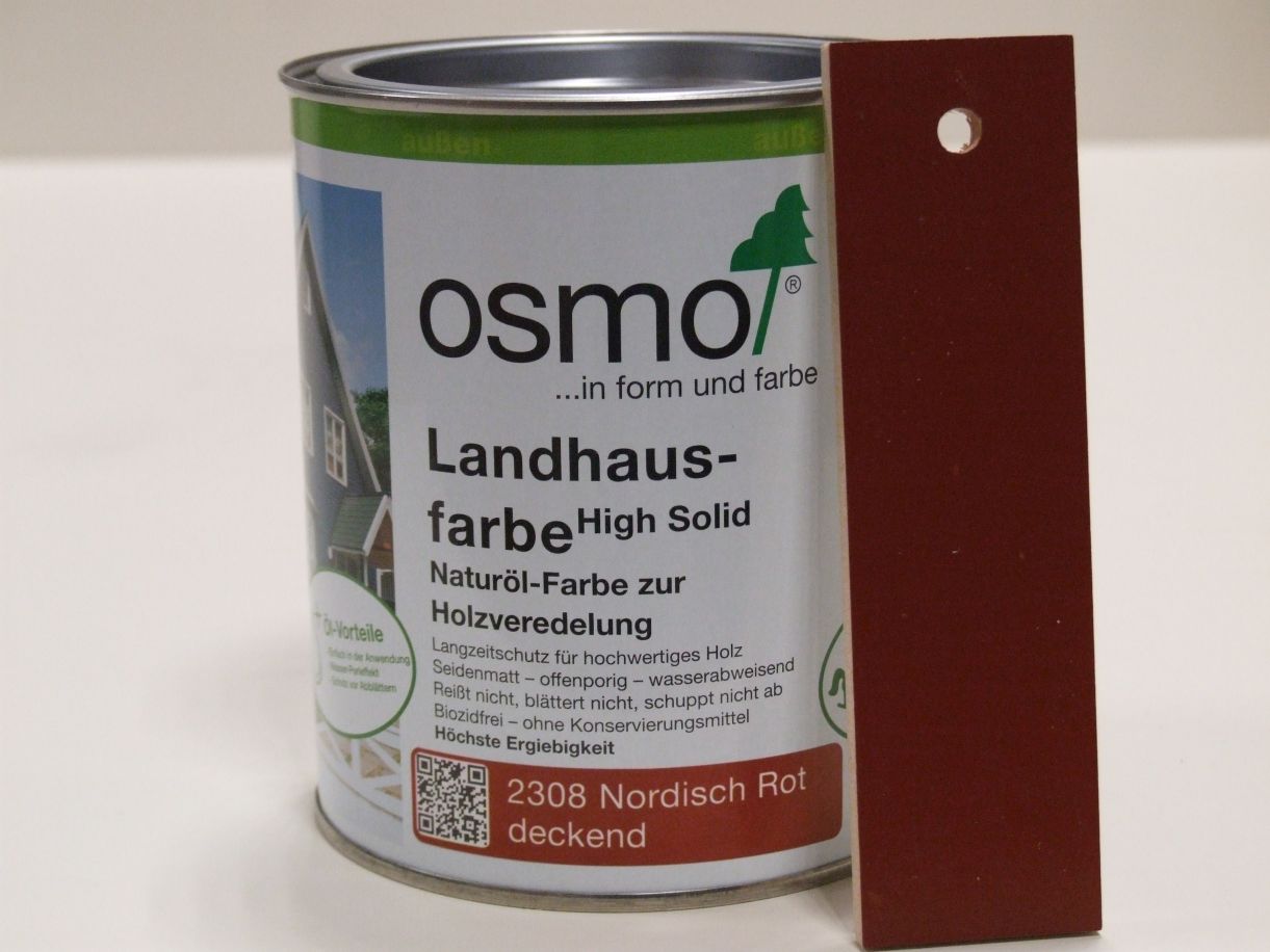 OSMO Landhausfarbe Nordisch Rot 2308,

0,75 l, 11400030

