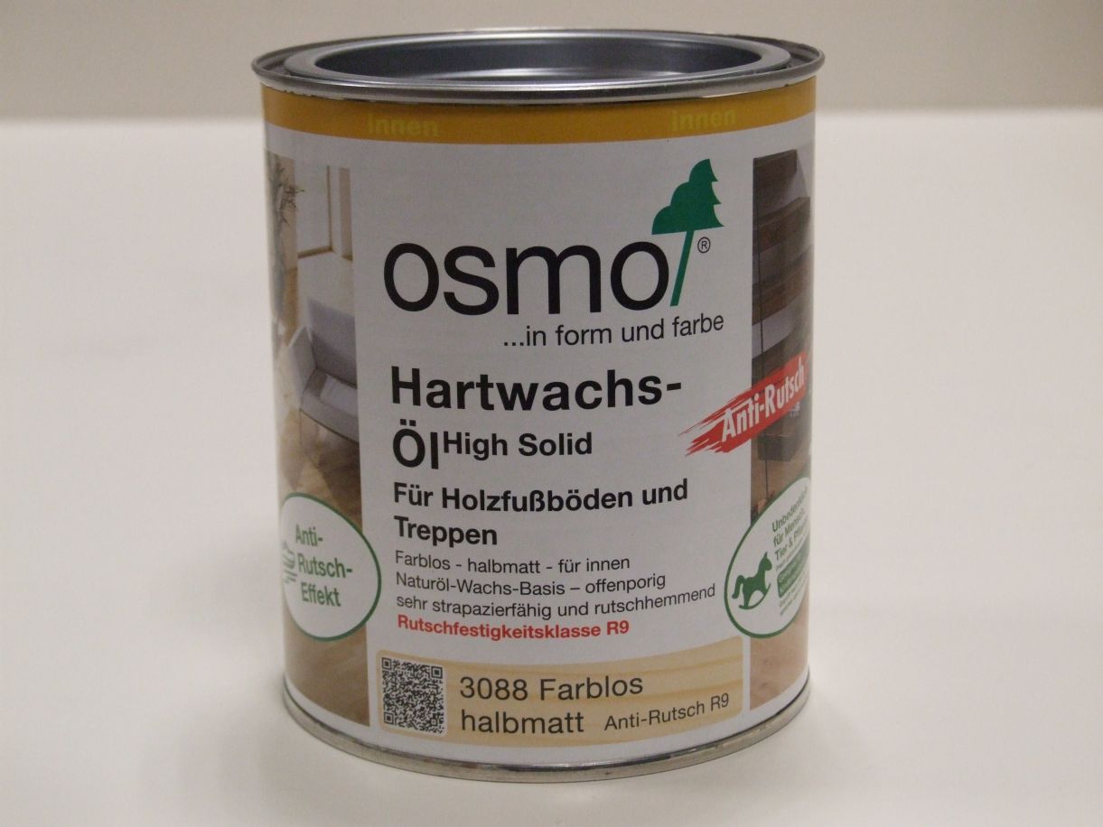 OSMO Hartwachsöl Anti-Rutsch R9 3088, 

0,75 l; 104 00 077

