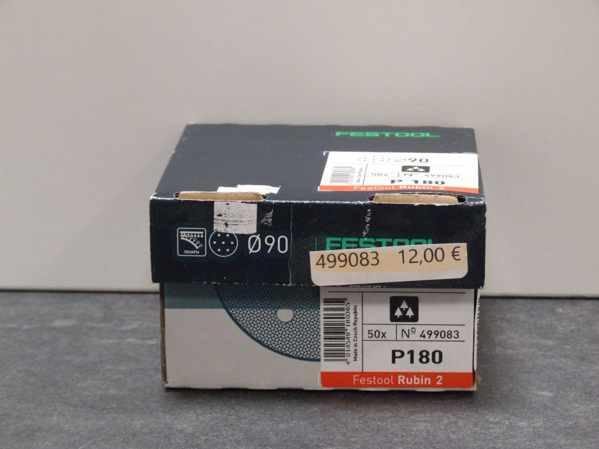 Schleifscheiben STF D90/6, Korn 180, 

Rubin 2, 499083;  50St./VE


