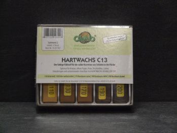 Hartwachs C 13 Sortiment 2 Eiche; Nussbaum, 110/130/170/190/200, 5er-Set, 1325502

