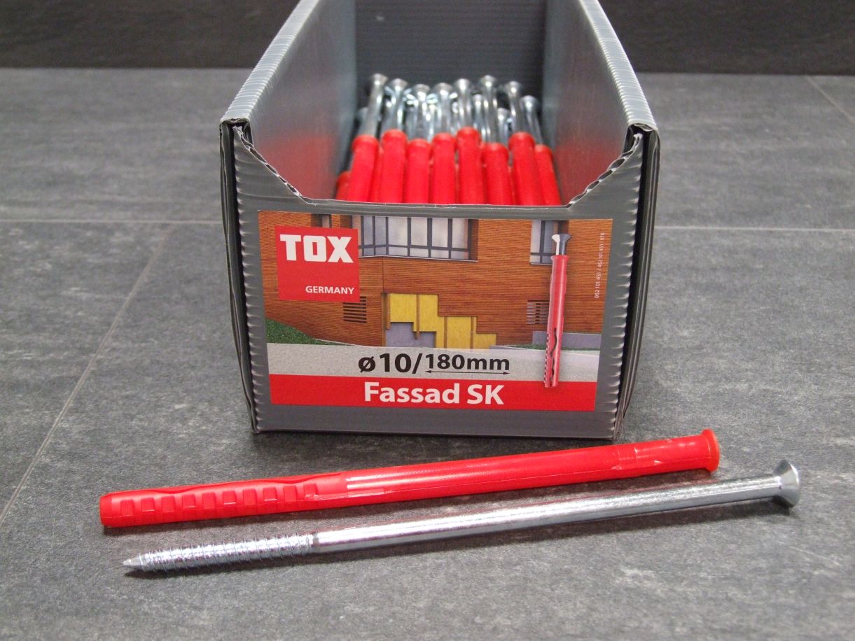 TOX Rahmendübel Fassad SK, 10x180 mm, 

VE= 25 St.,  062101451

