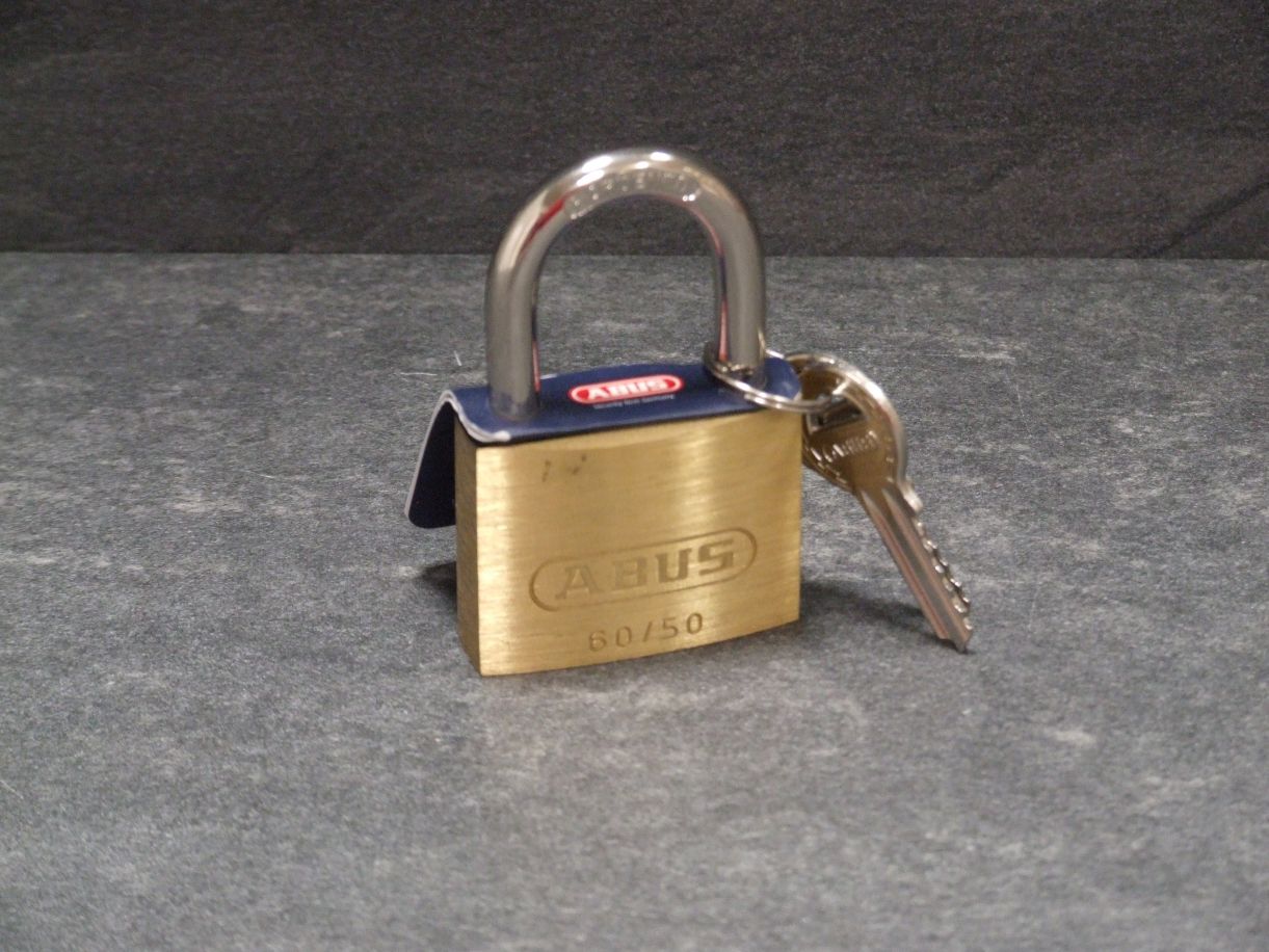 ABUS Vorhangschloß 60-50 mm, 

verschiedenschließend

