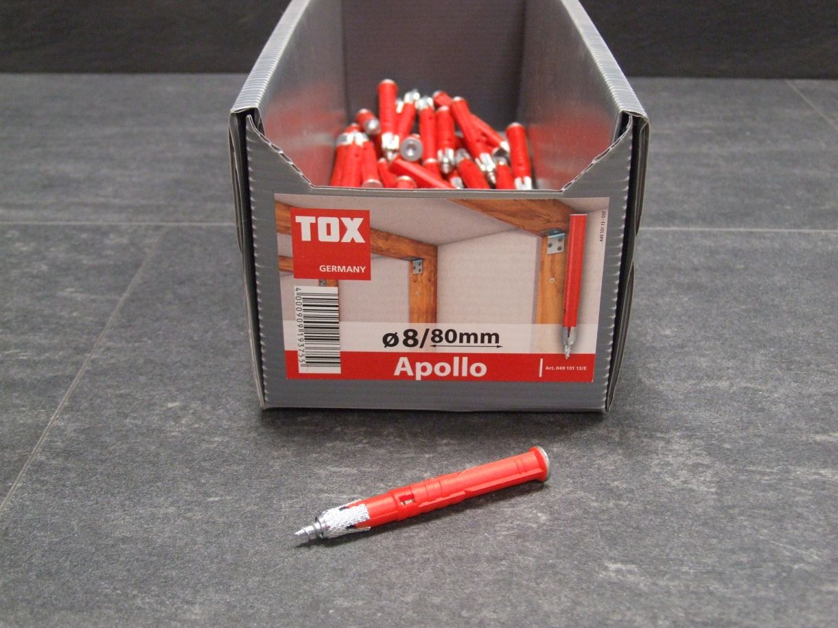 Allzweck-Rahmendübel Apollo 

8x80 mm, 049101131,  50 St./VE

*Auslaufartikel*

