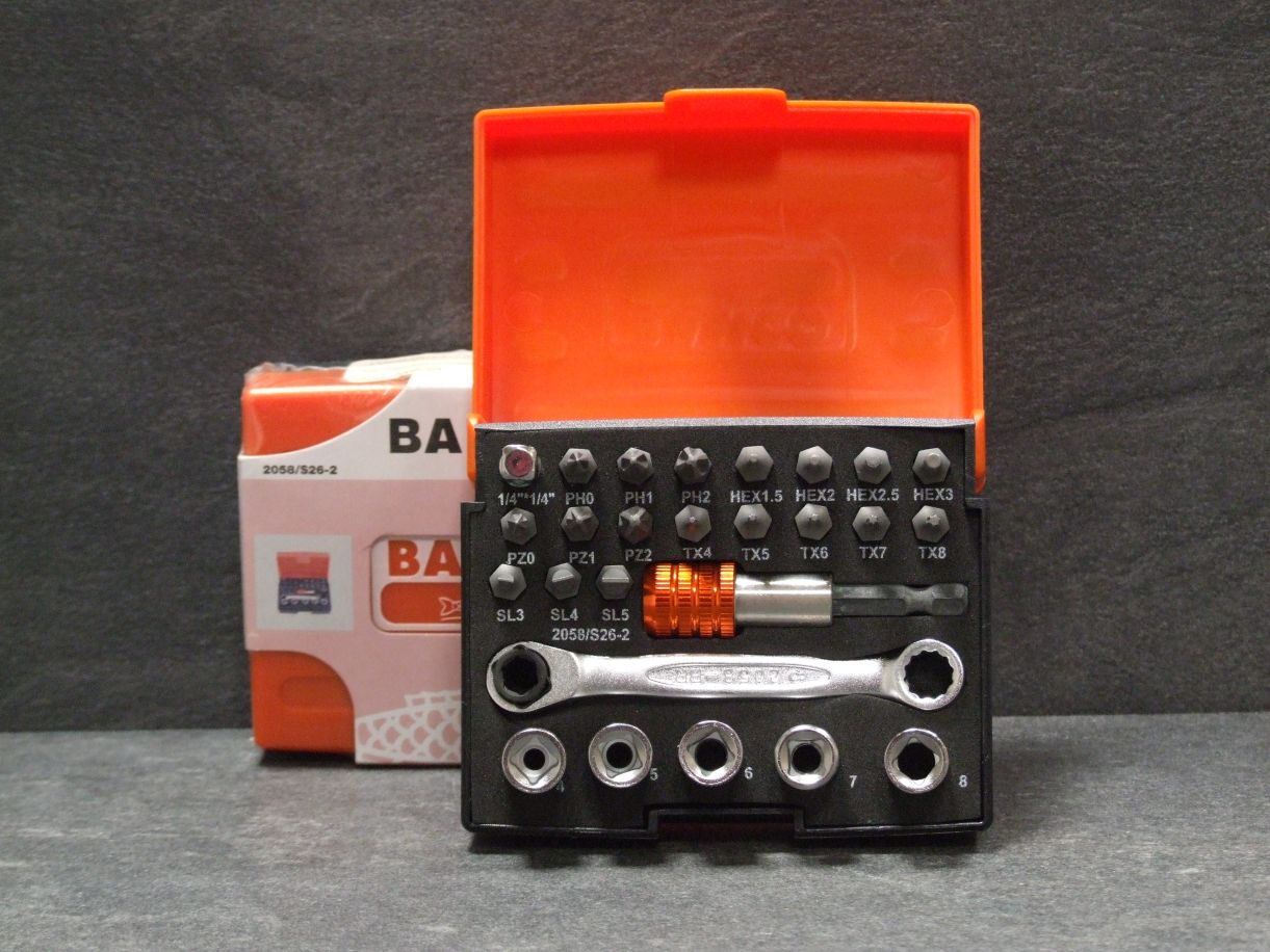 Bit- Steckschlüsselsatz 1/4", 26-tlg.

2058/S26-2

