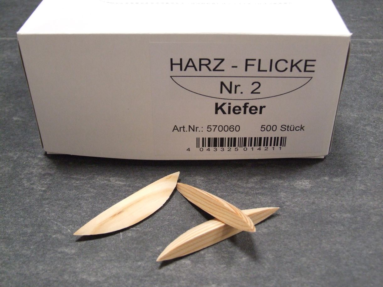 500 St. Harzgallenflicke Gr. 2, Kiefer, 570060P

