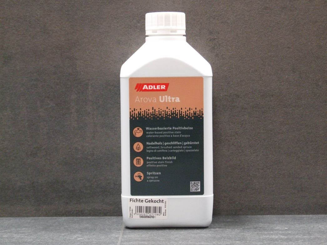 Adler Arova Ultra Positivbeize, 

Farbton Fichte gekocht,    

1 l-Gebinde 136005601011

