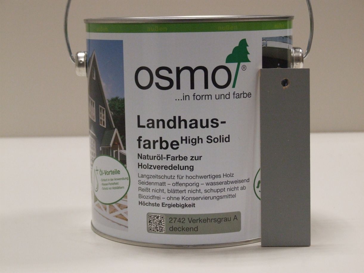 OSMO Landhausfarbe Verkehrsgrau 2742; 

2,5 l; 11400151

