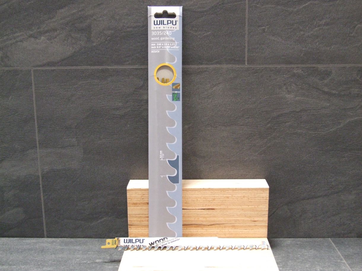 Säbelsägeblätter 3035/240, HCS/CV, 220 mm

(BoschS1542K), 12774 00005;  5 St./VE

