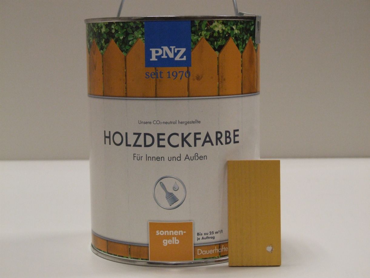 PNZ Holzdeckfarbe sonnengelb, 2,5 l; 75019

