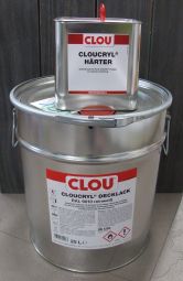 CLOUCRYL® Decklack RAL 9010 weiß, 

20 l; 201.00001 mit Härter 2 l-Gebinde


