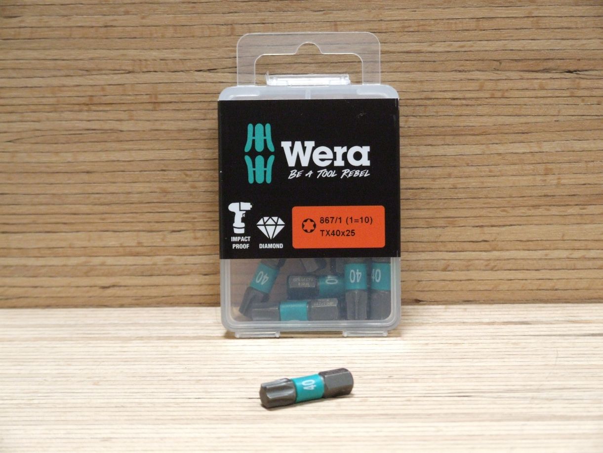 Torx Bits 867/1 IMP DC IMPAKTOR

TX 40x25 mm, 057627

