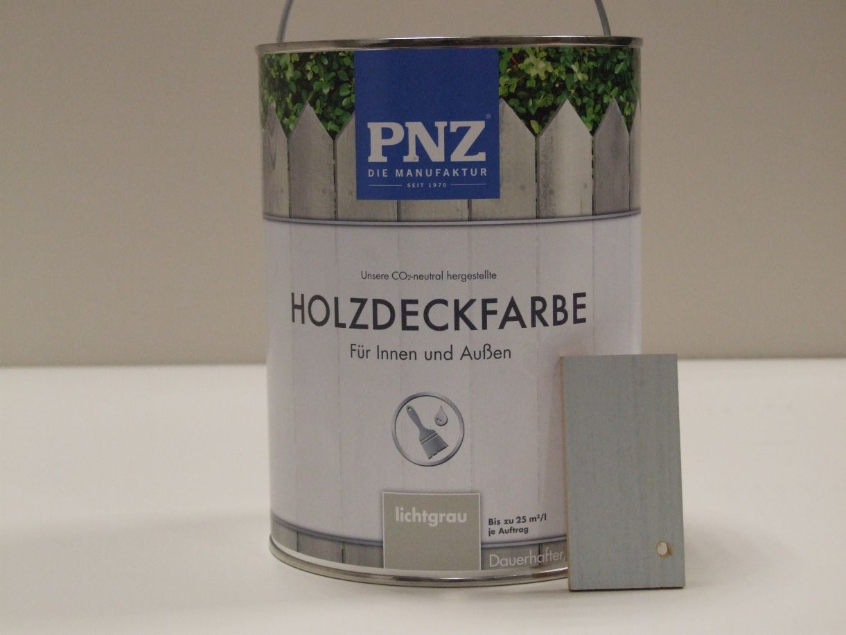 PNZ Holzdeckfarbe lichtgrau, 2,5 l; 75017

