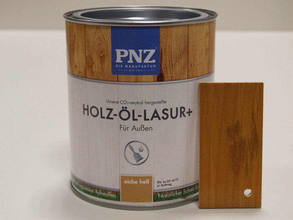 PNZ Holz-Öl-Lasur plus eiche hell, 0,75 l; 55254

