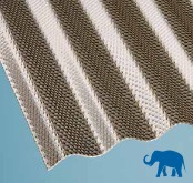 scobalit Polycarbonat Profilplatte Wabe HS 

Sinus 76/18 bronce 2500x1045mm 2,6mm stark 

Art. 2806356

