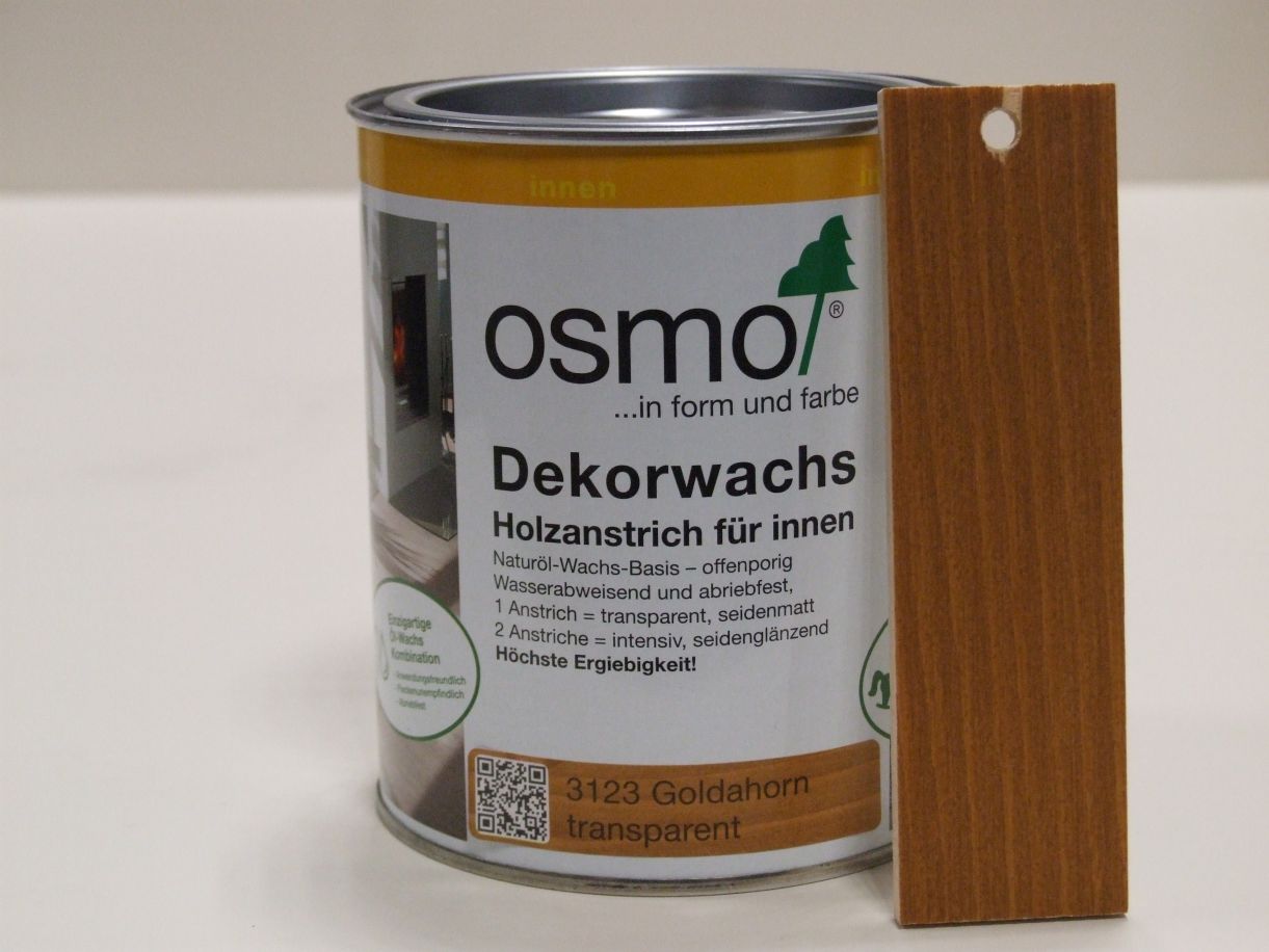 OSMO Dekorwachs Goldahorn 

transparent 3123, 0,75 l,10100014

