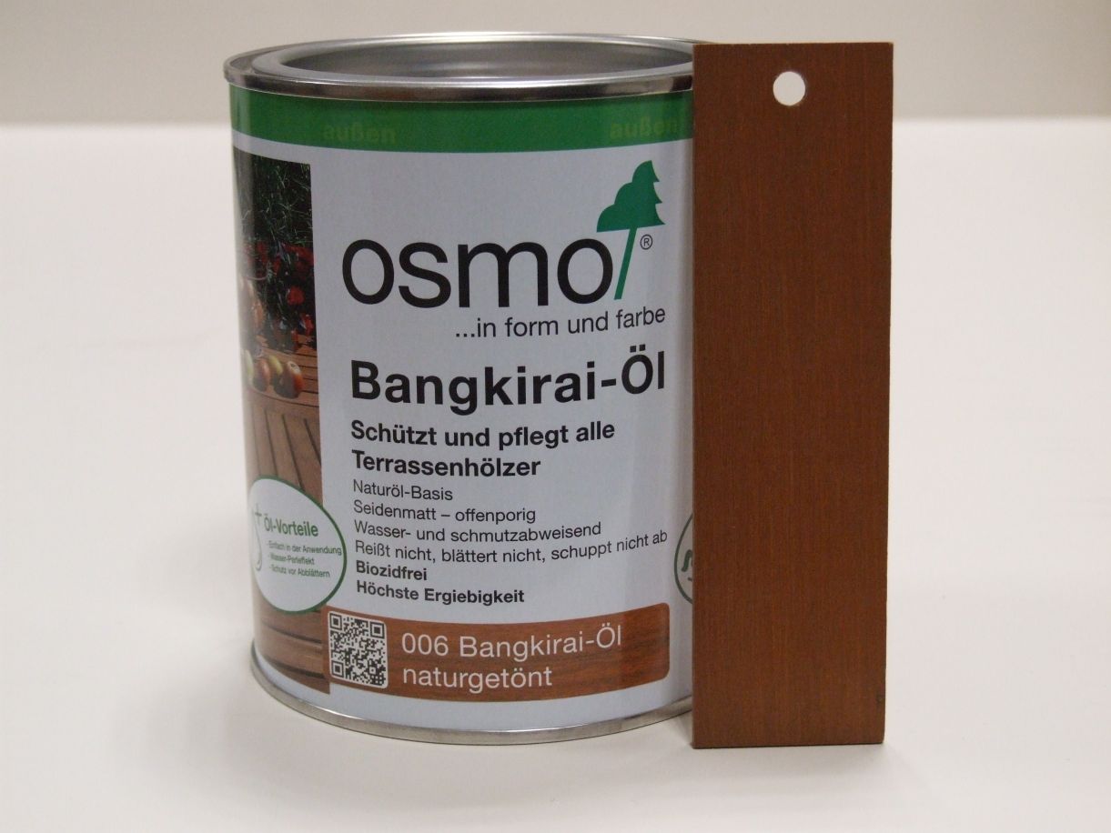 OSMO Terrassenöl/Bangkirai-Öl 006 

naturgetönt; 0,75 l; 11500012


