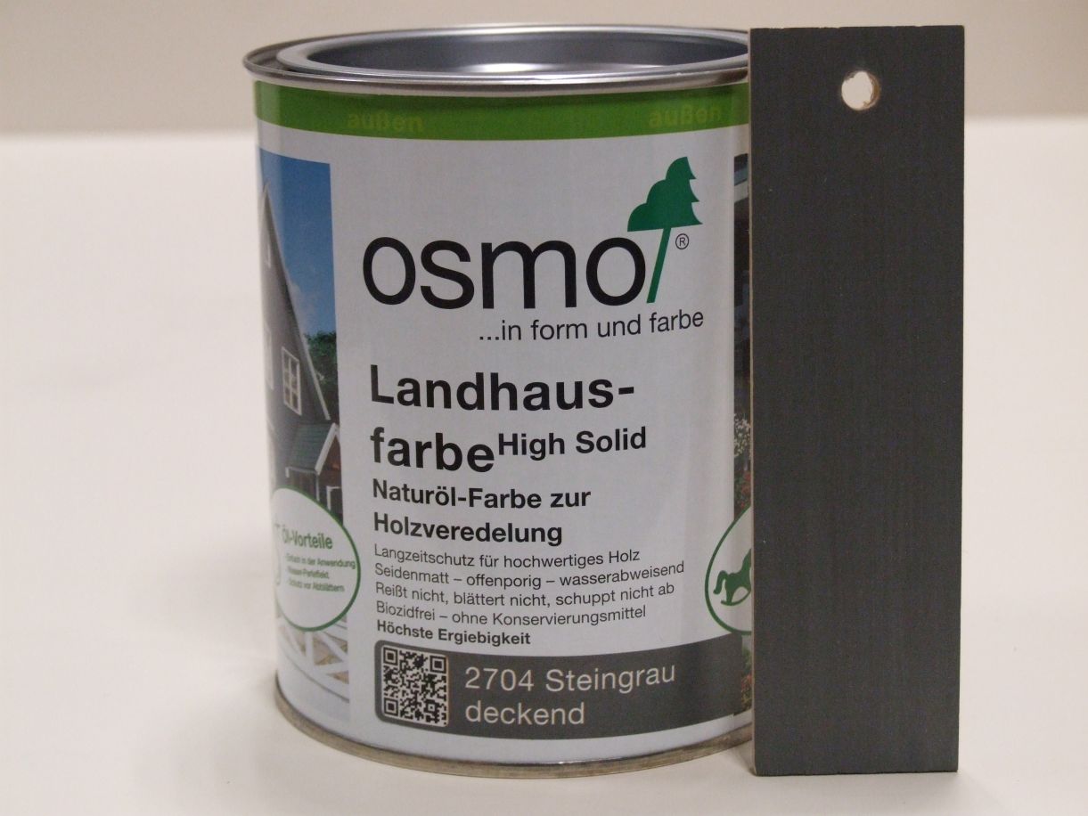 OSMO Landhausfarbe Steingrau 2704;

0,75 l; 11400015

