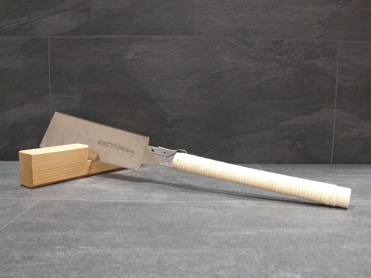 DICTUM Handsäge Ryoba 240, Traditional Grip 

rattanumwickelter Holzgriff, 712385

