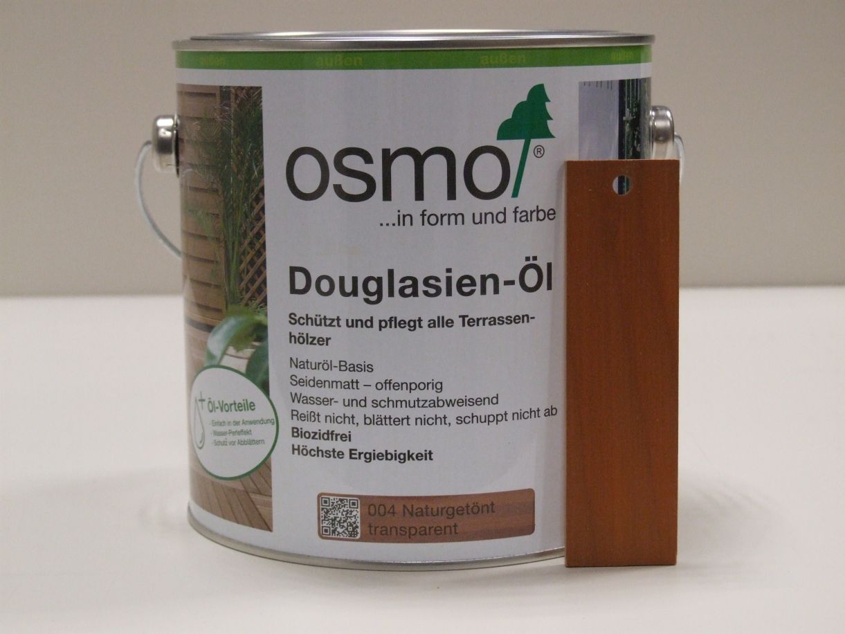 OSMO Terrassenöl/Douglasien-Öl  

004 naturgetönt, 2,5 l; 11500019

