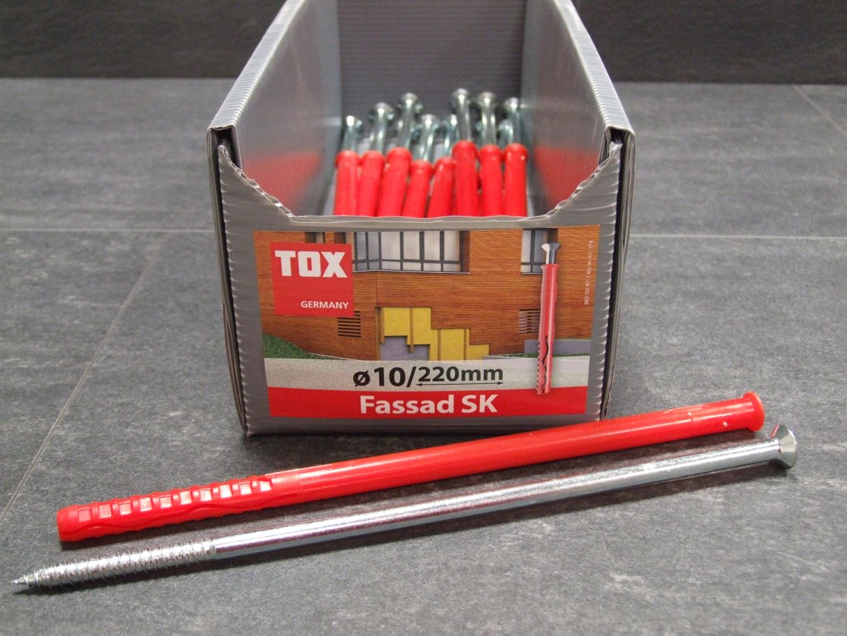 TOX Rahmendübel Fassad SK, 10x220 mm, 

VE= 25 St.,  062101471

