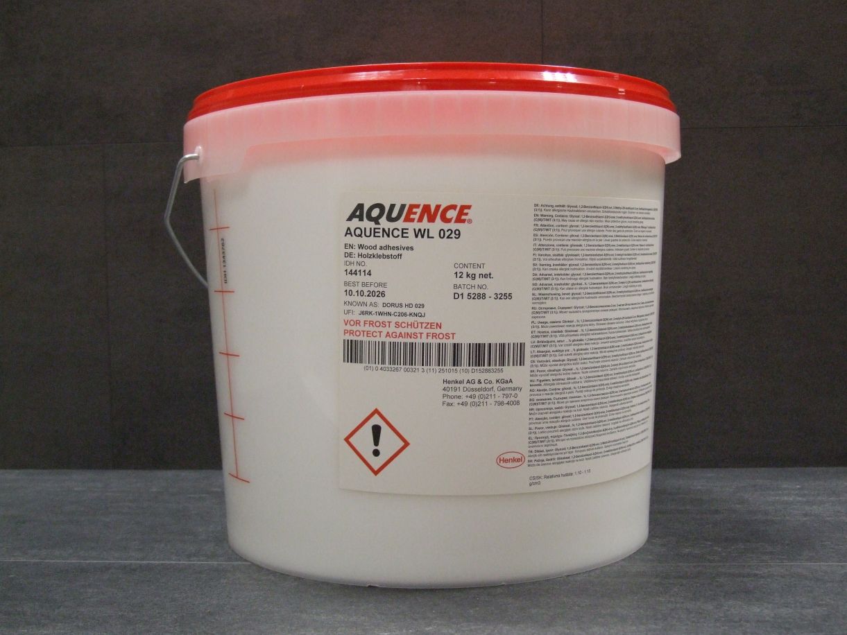 AQUENCE Leim WL 029, 12 kg-Geb., 144114

(bekannt als Dorus Hartholzleim HD 029)

