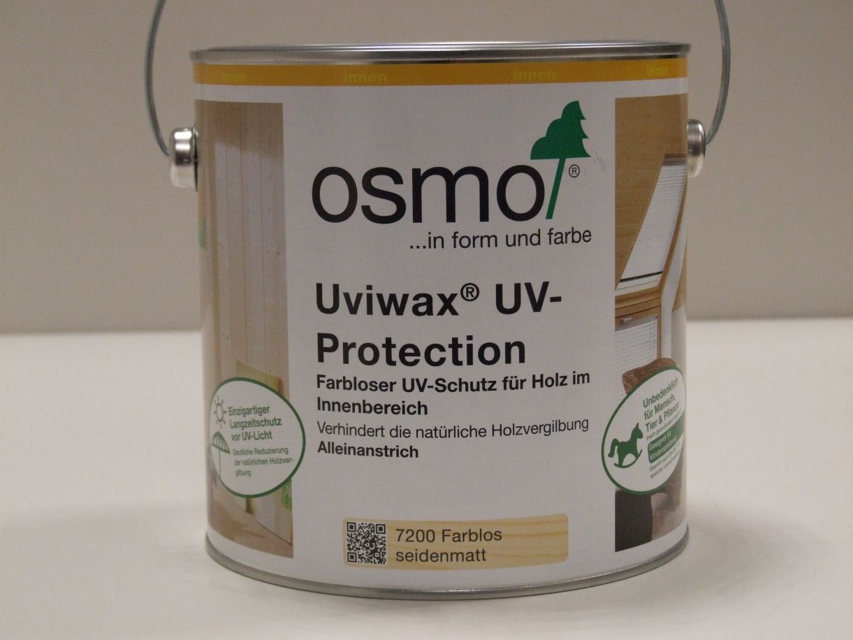 OSMO Uviwax farblos seidenmatt 7200; 2,5 l; 13200050

