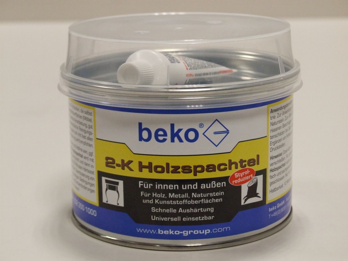 BEKO 2-K Holzspachtel ähnlich Eiche, 

incl. Härter, 975 g + 25 g; 2323501000

