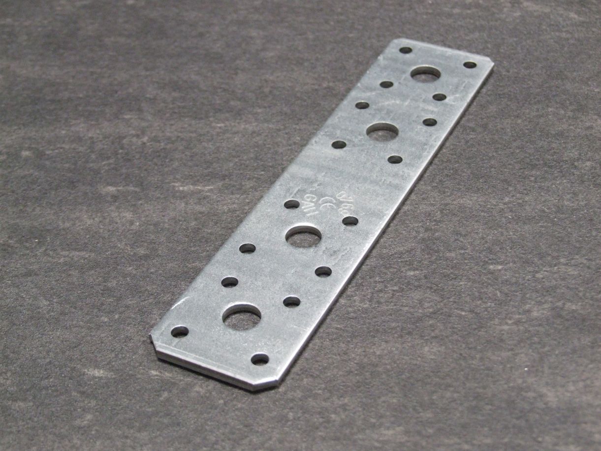 Flachverbinder180x40x3 mm, sendzimir-

verzinkt, CE-Kennzeichnung, 330101

