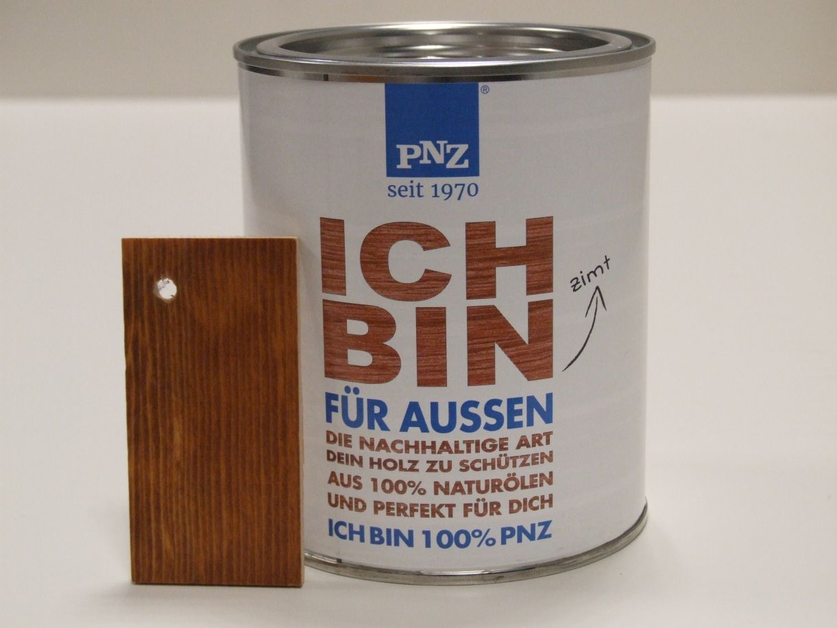 Das PNZ-Öl-Außen 100 % Naturöl, 

zimt, 0,75 l; 05182

