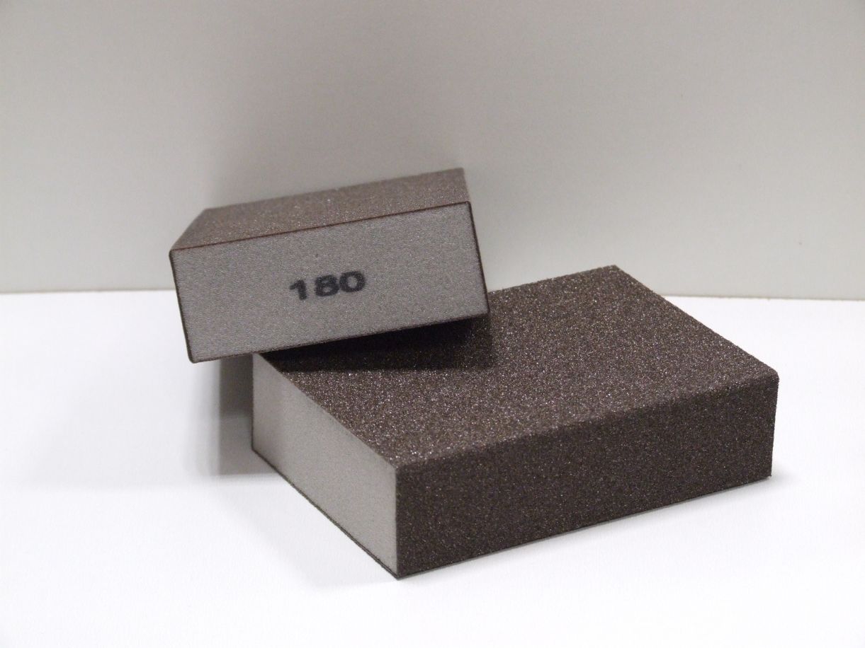 Schleifschwamm 100x67x27 mm, 

Körnung P180; 548418


