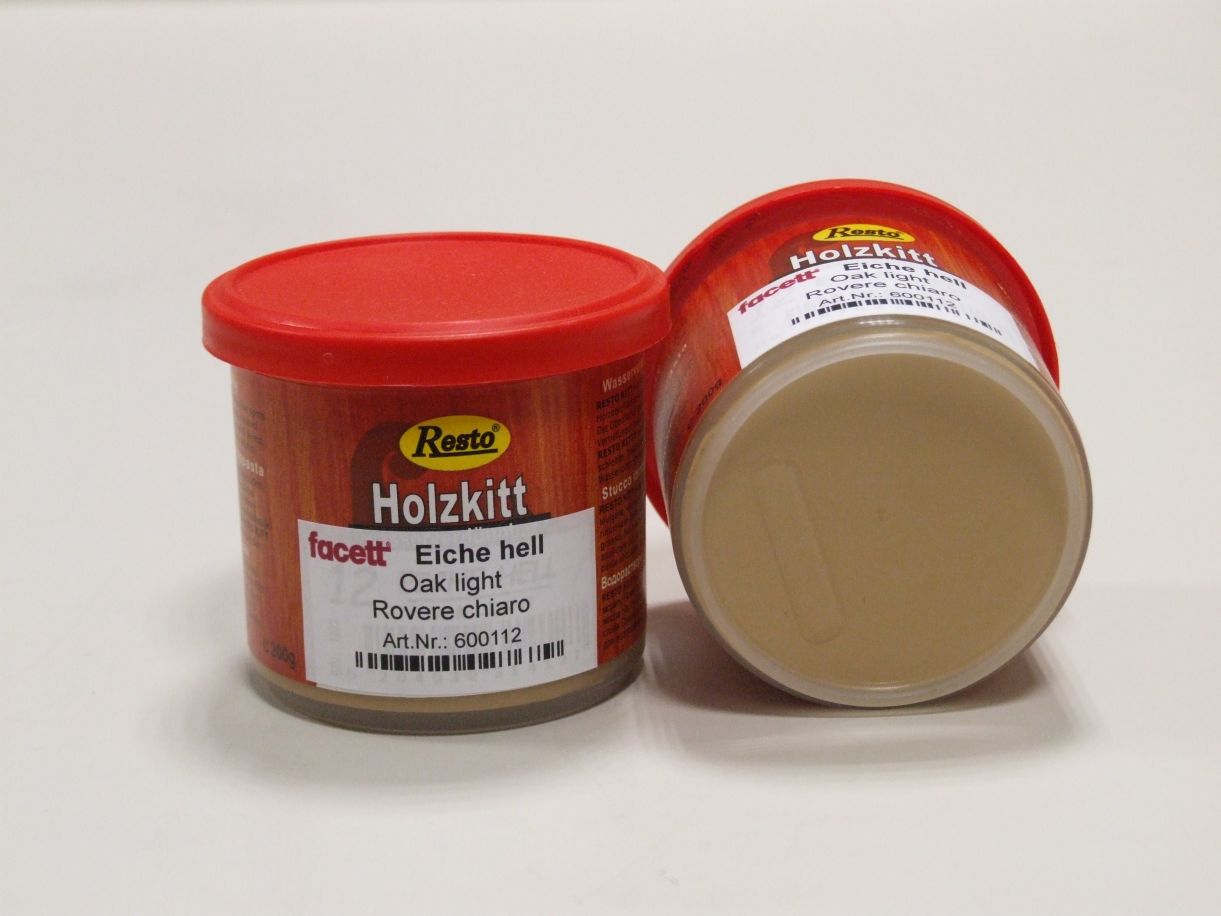 Resto Holzkitt Eiche hell, 200 g, 

wasserverdünnbar; 600112

