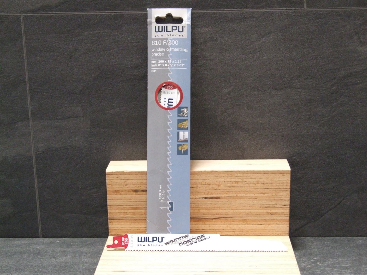 Säbelsägeblätter 810 F/200, Bimetall 

3,2/2,5x180 mm,ZpZ8/10, 1372000005; 5 St./VE

