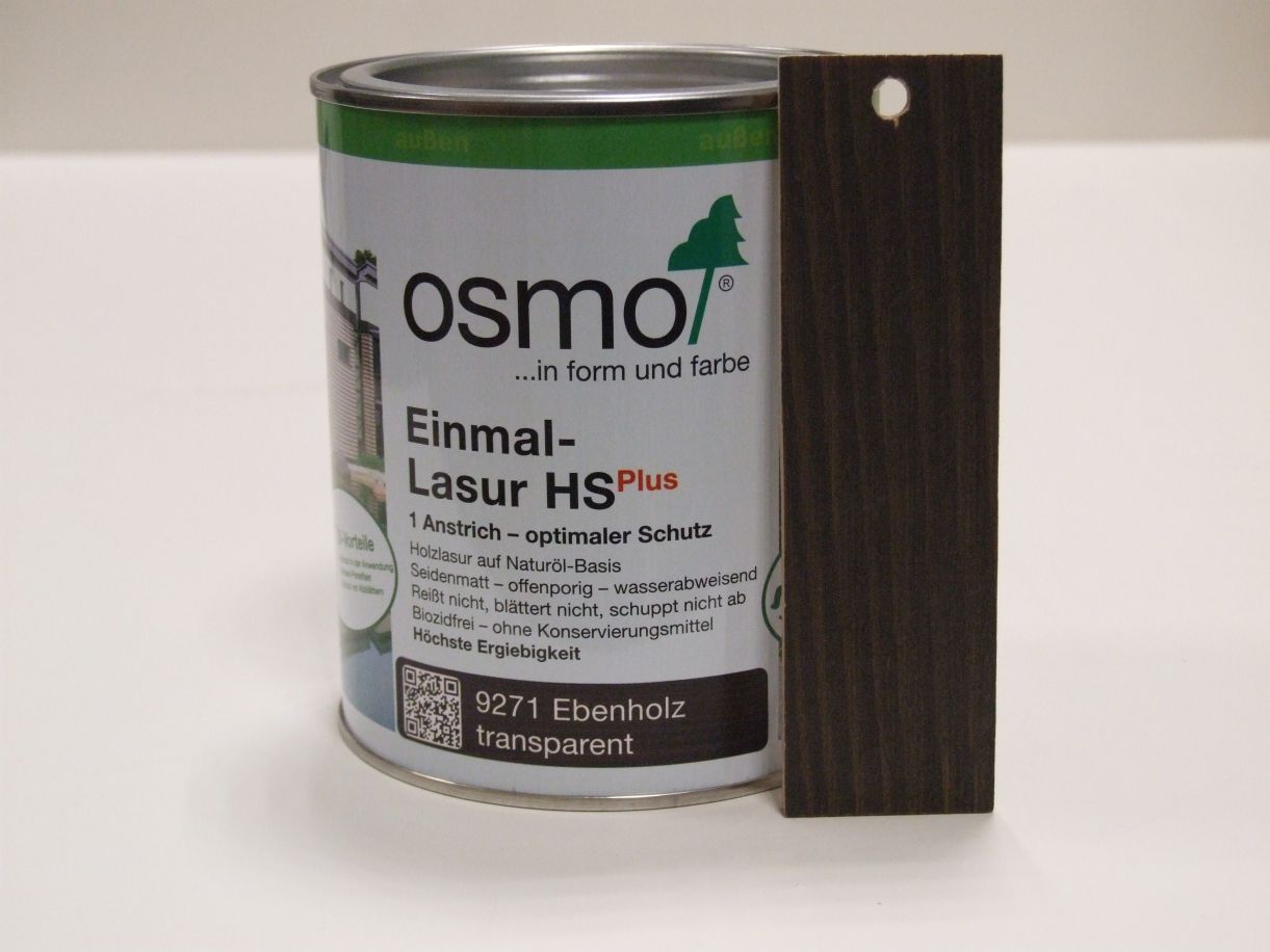 OSMO Einmal-Lasur Ebenholz 9271,

0,75 l; 11101270

