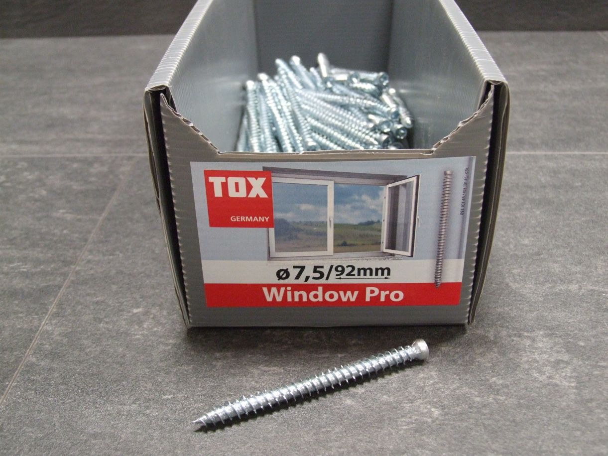 Rahmenschraube Window Pro 

7,5x92 mm, ohne Kopf, 09310146

