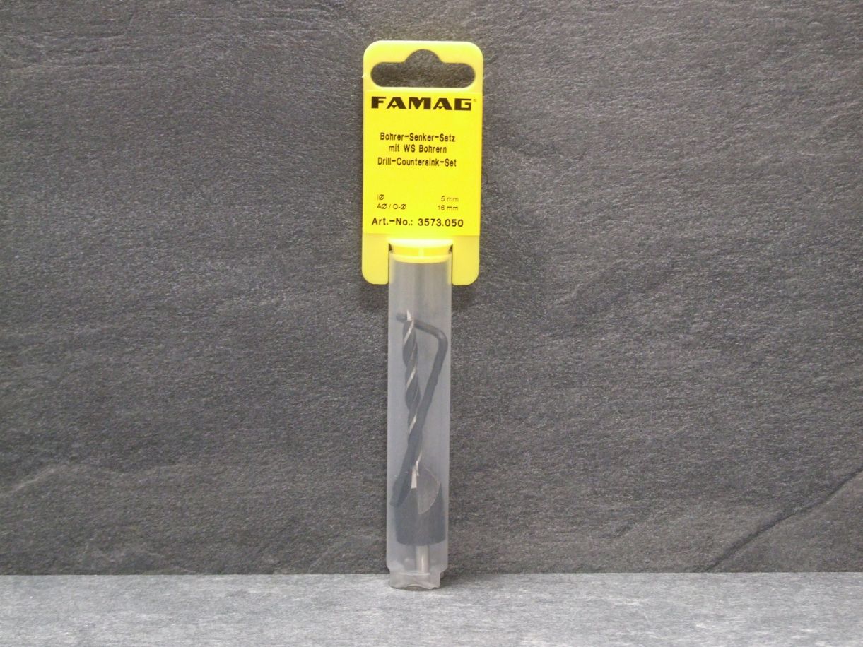 Bohrer-Senker-Satz mit CV-Bohrer, 5 mm, 

3573.050

