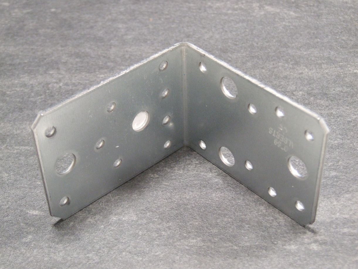 Winkelverbinder 90x90x65x2,5 mm, 

sendzimirverzinkt, 334628

