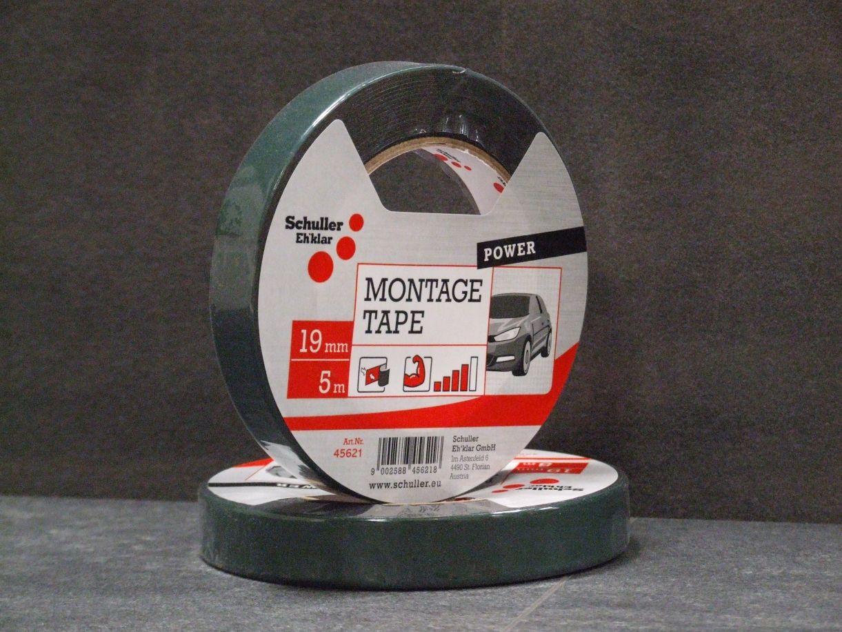 Montageklebeband Mount Tape 

19 mm x 5 m, 45621

