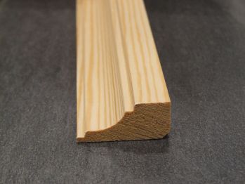Sockelleiste Nr. 410/Leipzig, 

18x40x2400 mm, Kiefer roh, 004410

