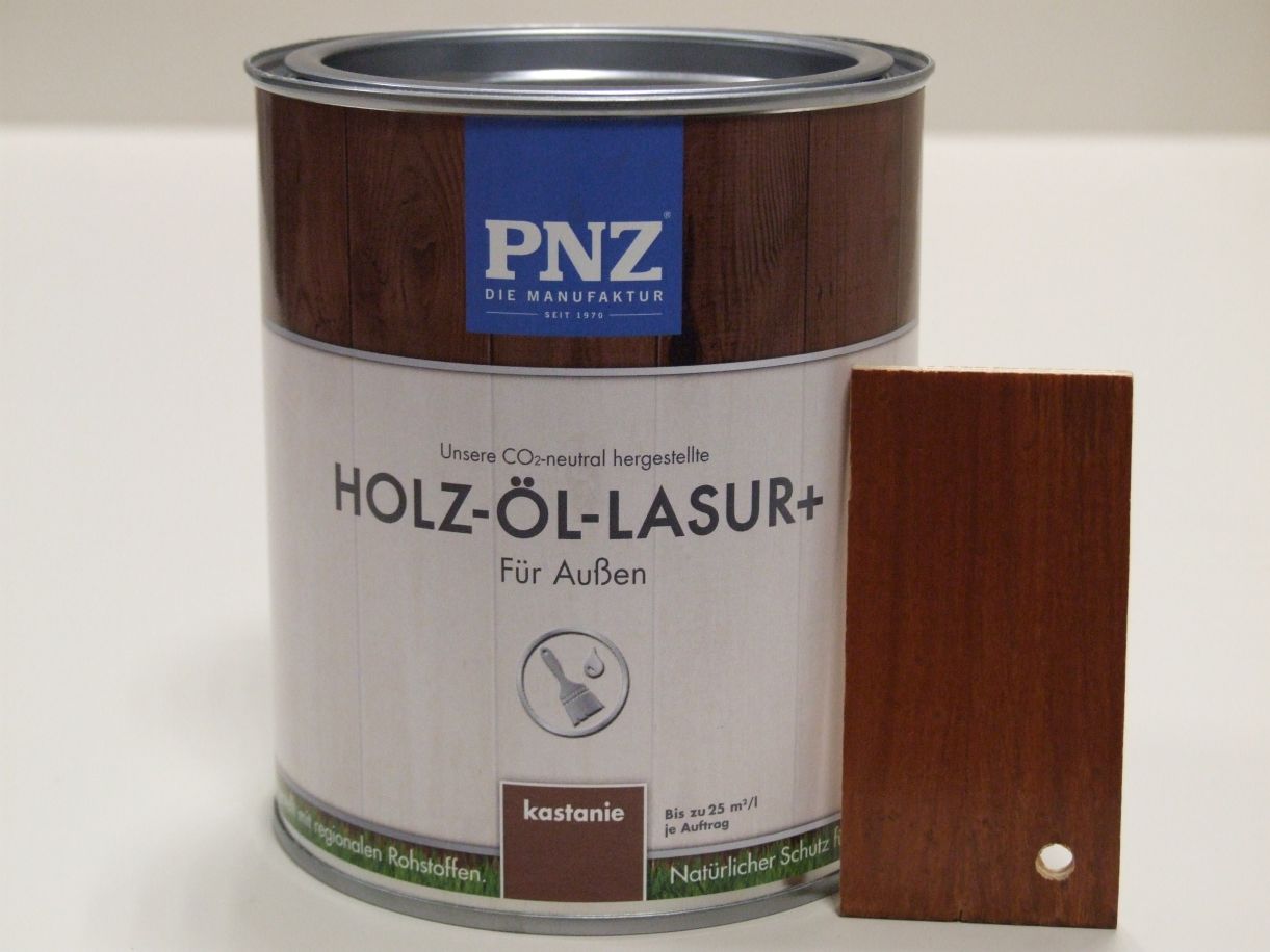 PNZ Holz-Öl-Lasur plus kastanie, 0,75 l; 55222

