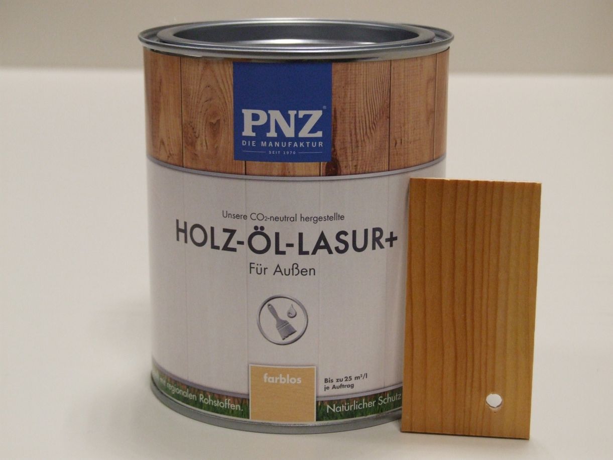 PNZ Holz-Öl-Lasur plus farblos, 0,75 l; 55220

