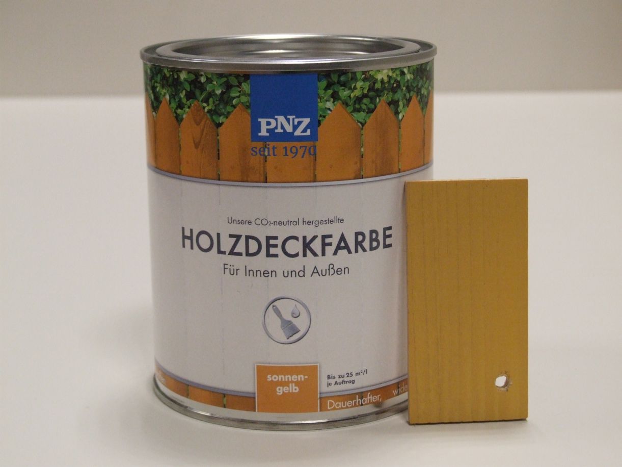 PNZ Holzdeckfarbe sonnengelb, 0,75 l; 75040

