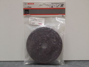 2 Vliesscheiben B.f.Inox, Ø 125mm, 

extragrob; 2 608 607 635

Abverkauf / Sonderpreis

