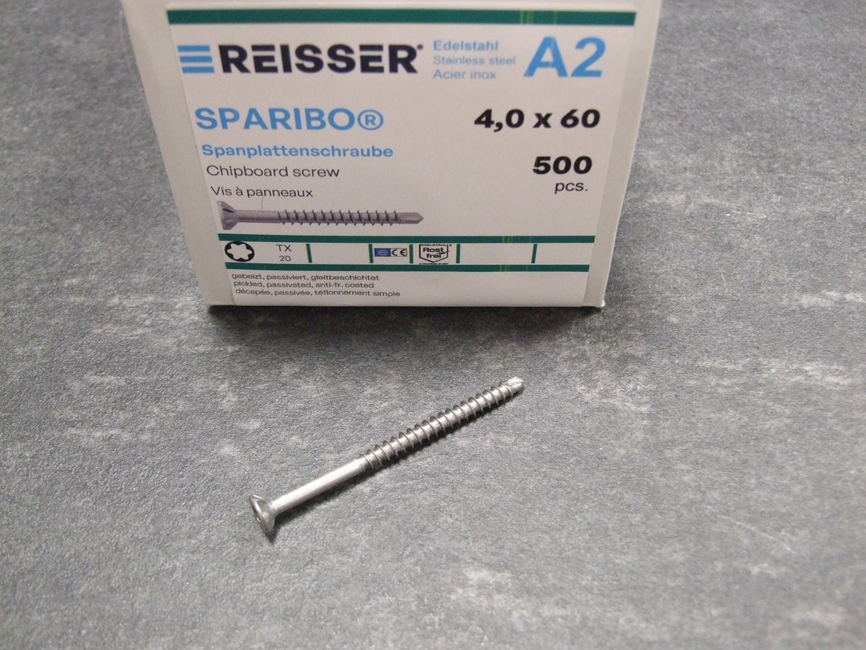 SPARIBO Bohrschraube 4x60 mm,

Edelstahl A2, VE=500 St., 37248/0

