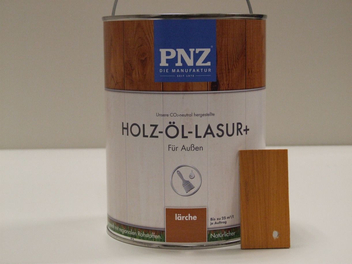 PNZ Holz-Öl-Lasur plus Lärche, 2,5 l; 55209

