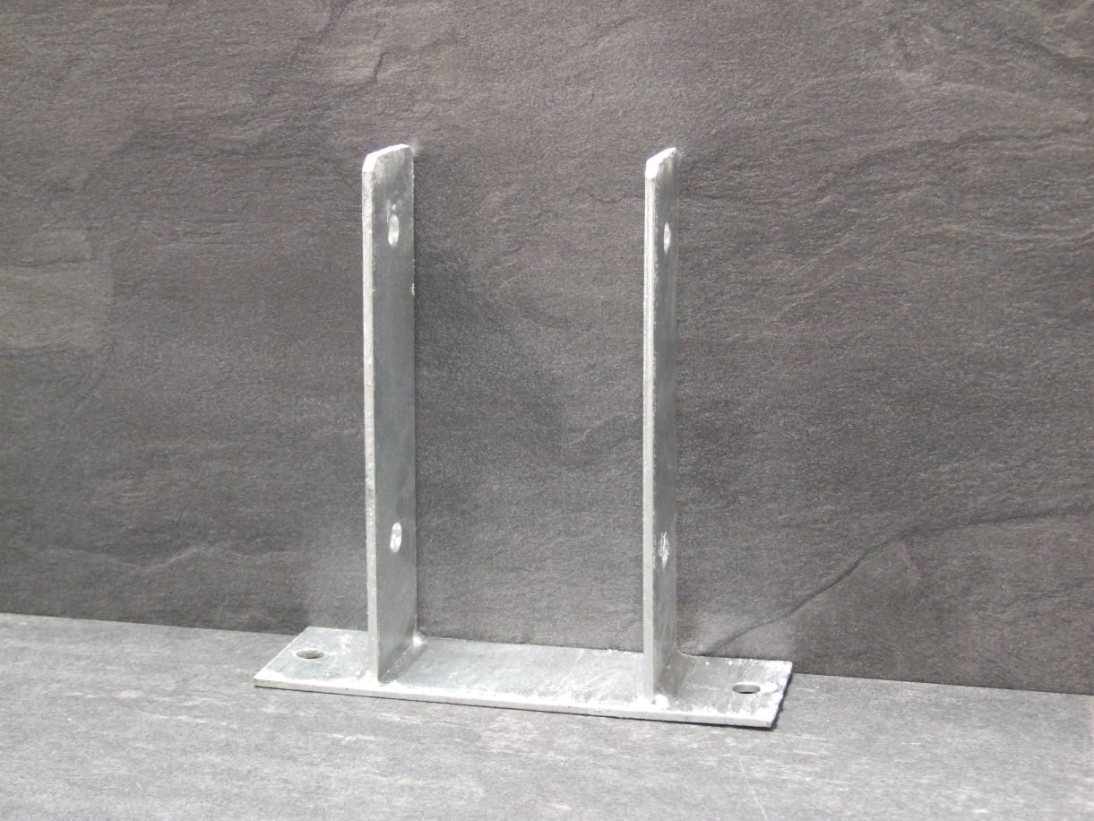 Pfostenträger U-Form aufdübelbar, 

101x200x60 mm, feuerverzinkt, 212810

