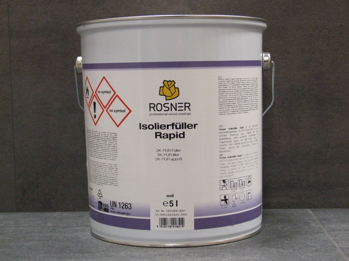 Rosner Isolierfüller Rapid weiß 5 l; 

R025000-0050

