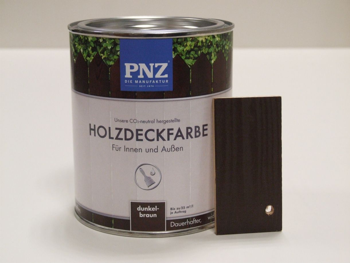 PNZ Holzdeckfarbe dunkelbraun, 0,75 l; 75027

